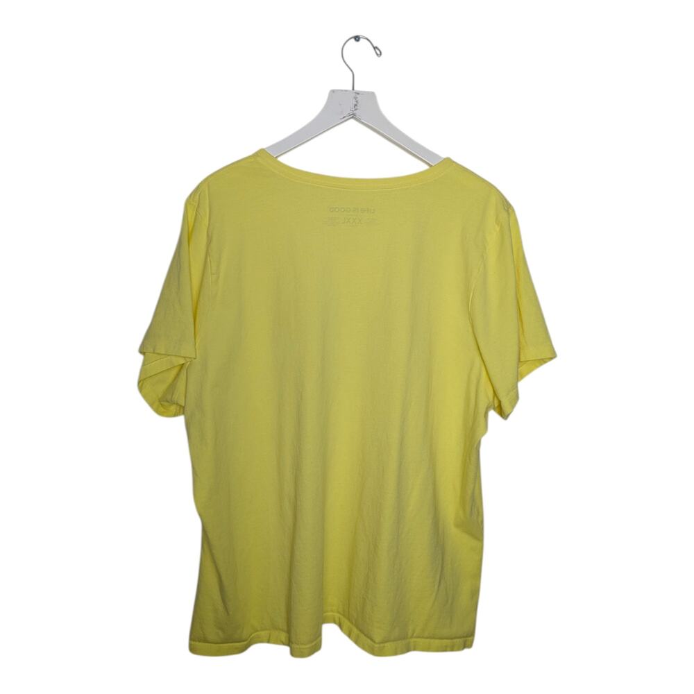 LIFE IS GOOD V-Neck Crusher Tee S/S "Every Little Thing Gonna Be Alright" - XXXL - Picture 2 of 4